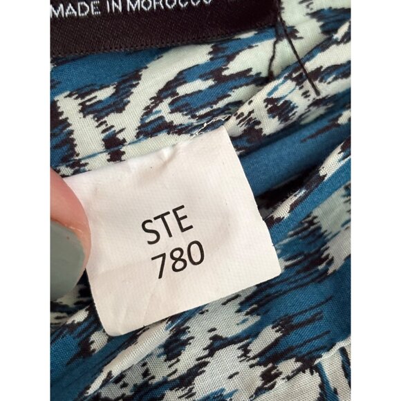 Zara Bohemian Paisley Printed Pareo Pants With Tie Waist For Women Size S - Picture 6 of 15